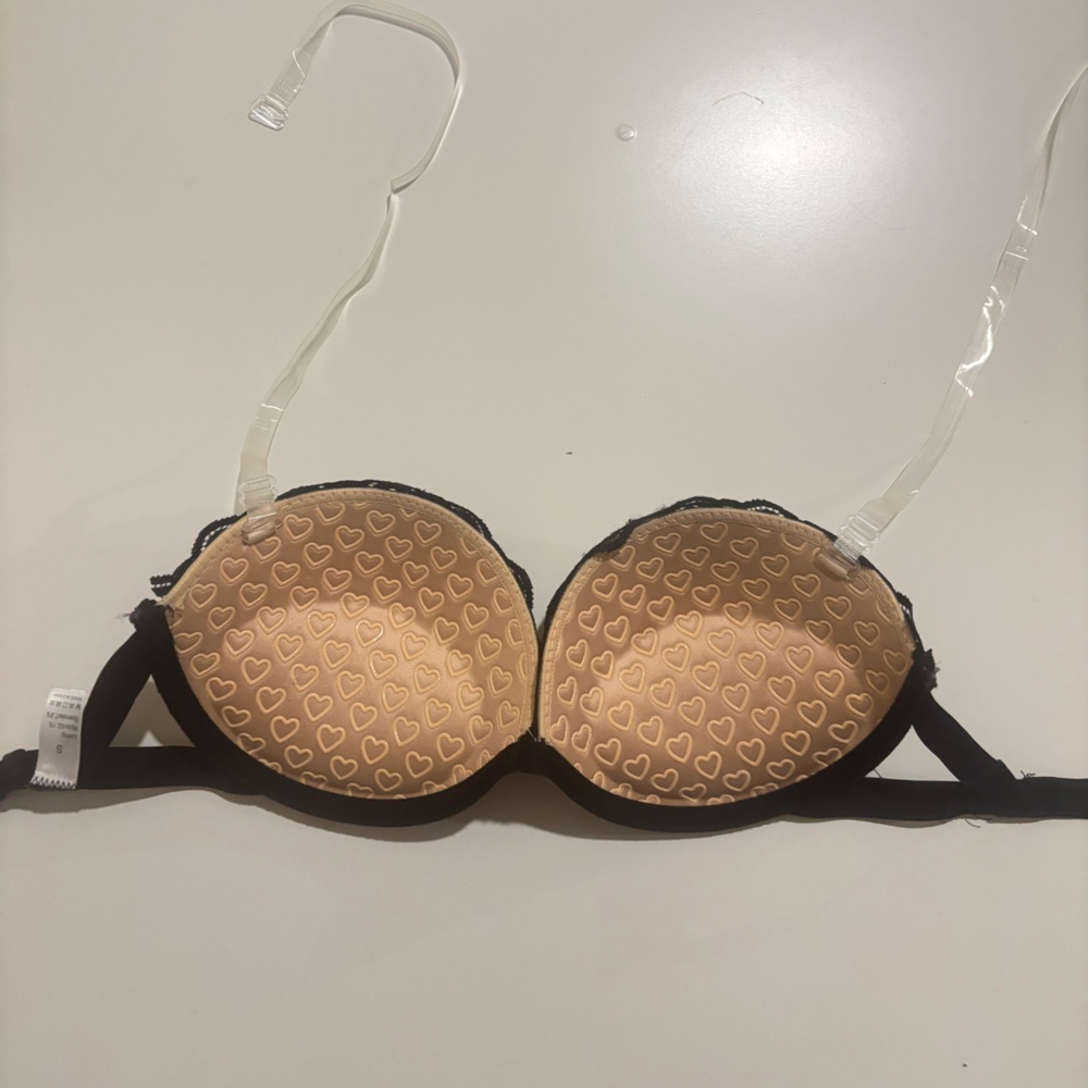 Black Lace Push-Up Bra - Women Intimates - Picture 2 of 3